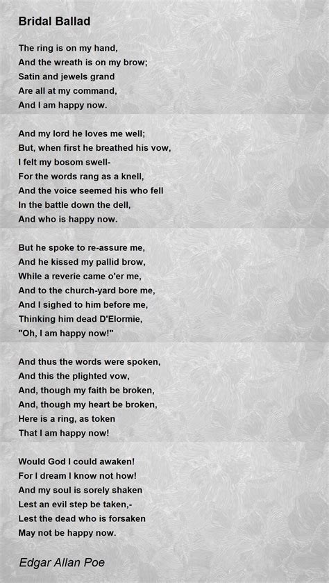 example of a ballad poem.